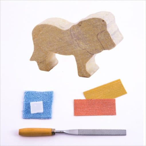 Studiostone Creative-Soapstone Carving Kit Lion-LIUK-Legacy Toys