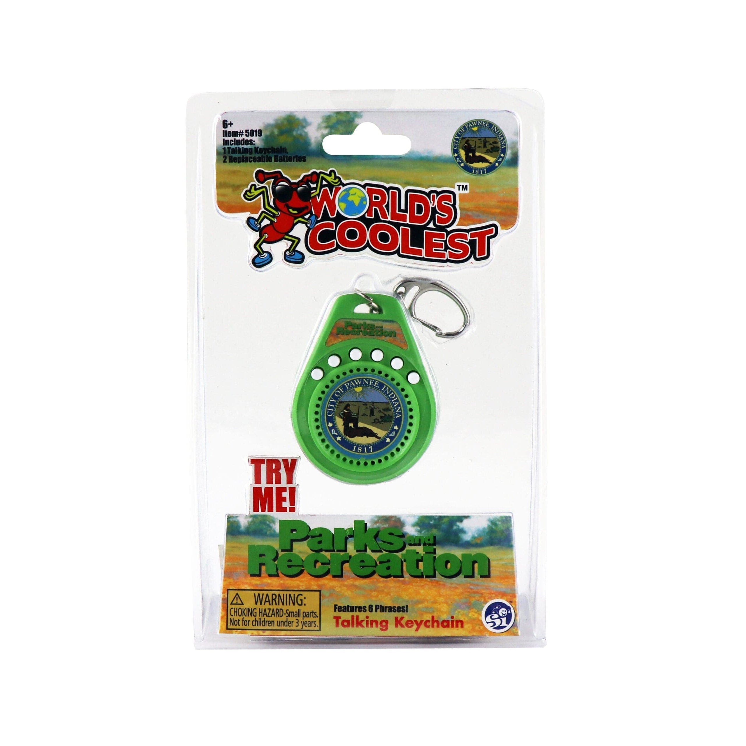 Super Impulse-World's Coolest Parks & Rec Keychain-5019-Legacy Toys