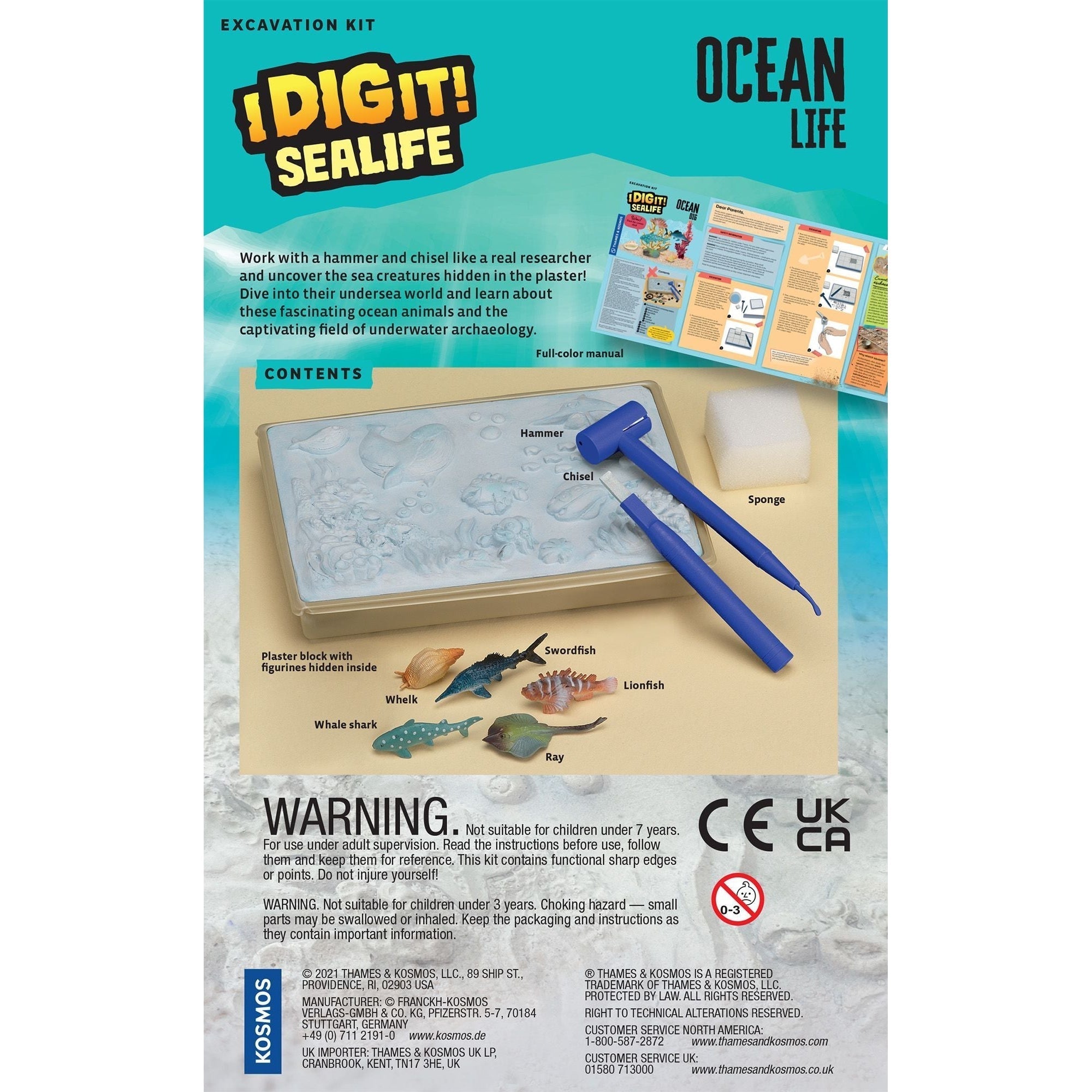 Thames & Kosmos-Thames & Kosmos I Dig It! Sealife - Ocean Life-657537-Legacy Toys