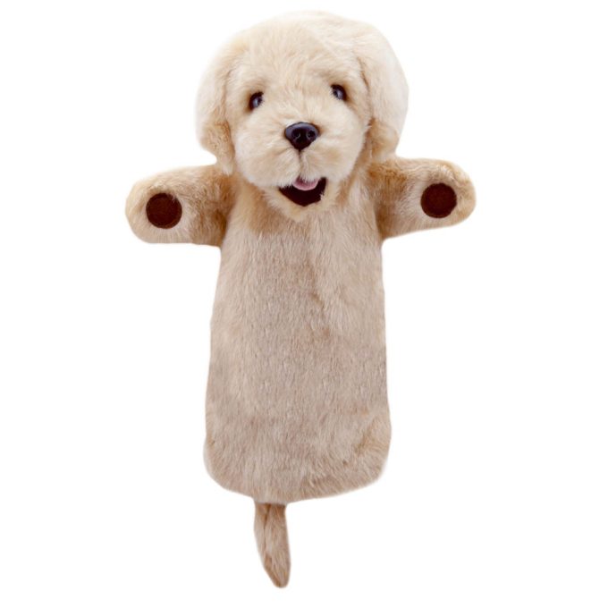 The Puppet Company-Long Sleeved Glove Puppets - Yellow Labrador-PC006016-Legacy Toys