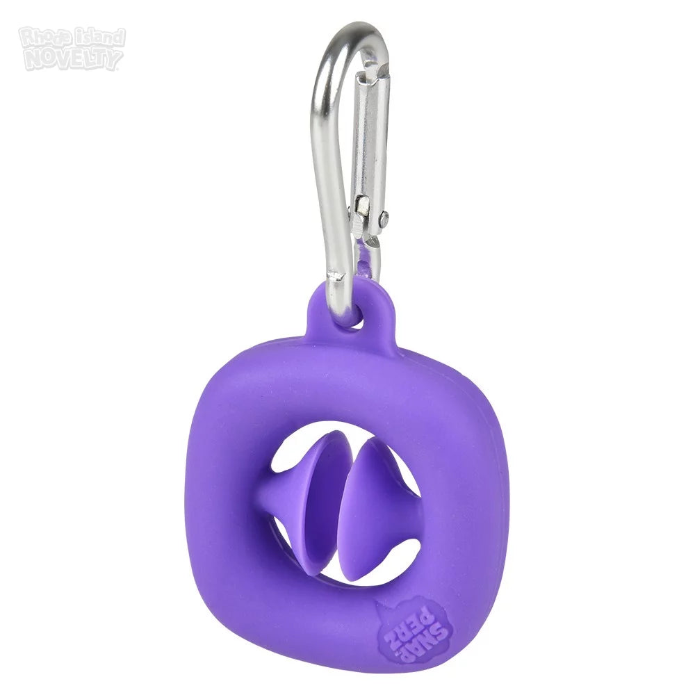 The Toy Network-1.75" Mini Snapperz Fidget Toy Keychain Assorted Colors-TY-SNMIN-Legacy Toys