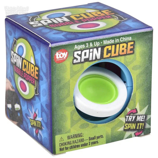 The Toy Network-2" Spinning Cube Fidget--Legacy Toys