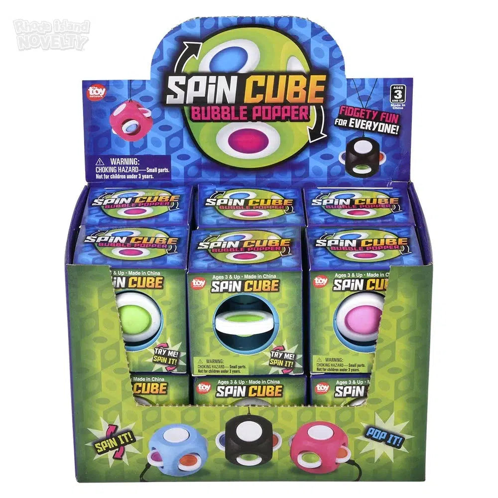 The Toy Network-2" Spinning Cube Fidget--Legacy Toys