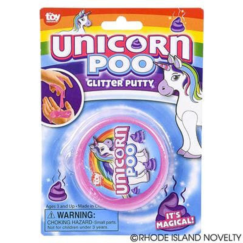 The Toy Network-3" Unicorn Poo Putty--Legacy Toys