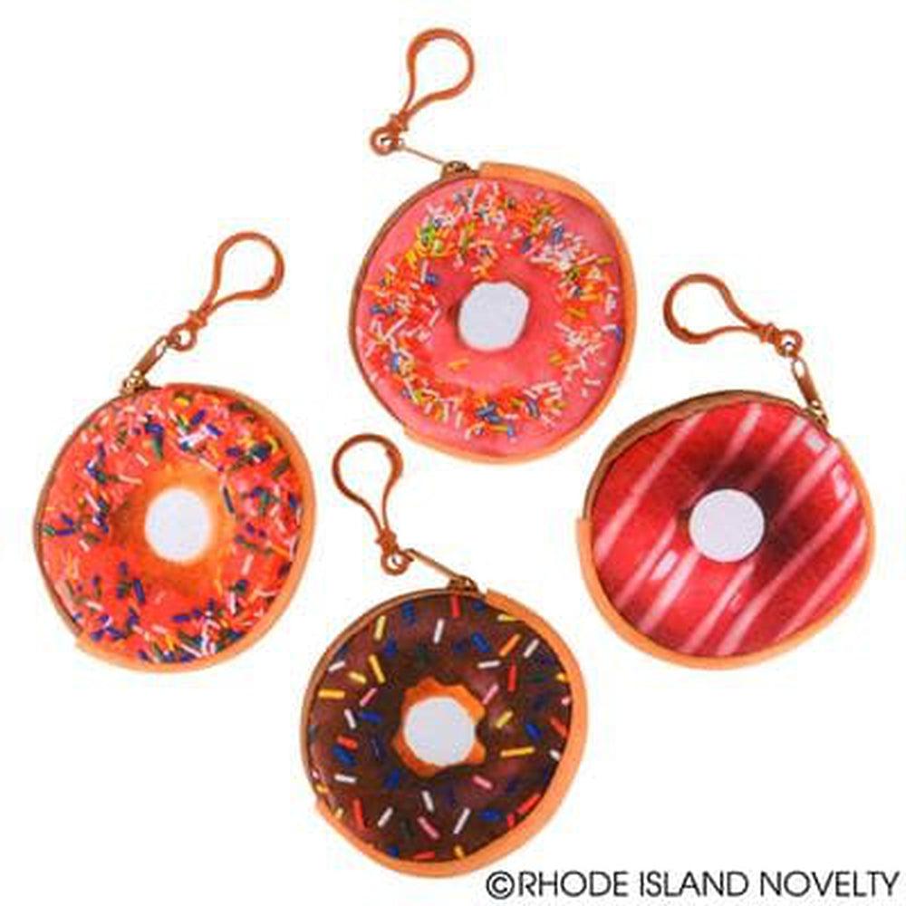 The Toy Network-3.25" Donut Coin Purse Keychain - Assorted Styles-KC-DONPU-Legacy Toys
