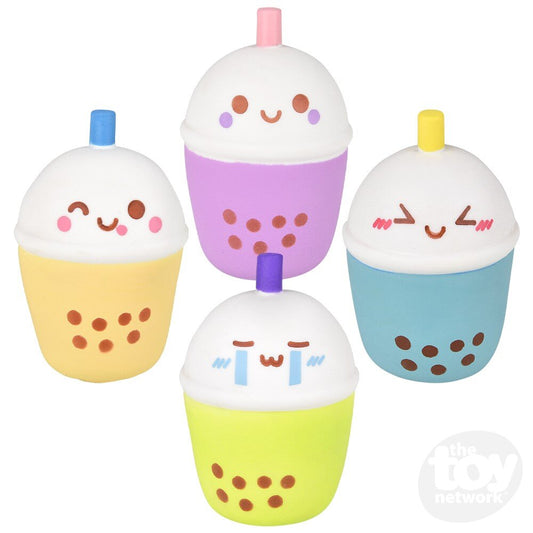 The Toy Network-3.5" Squish And Stretch Bubble Tea-CA-SSBUB-Legacy Toys