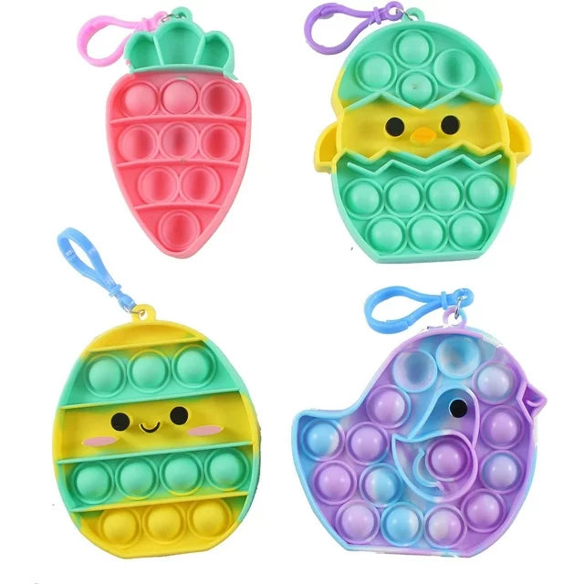 The Toy Network-4" Easter Bubble Popper Clip on Assorted Styles--Legacy Toys