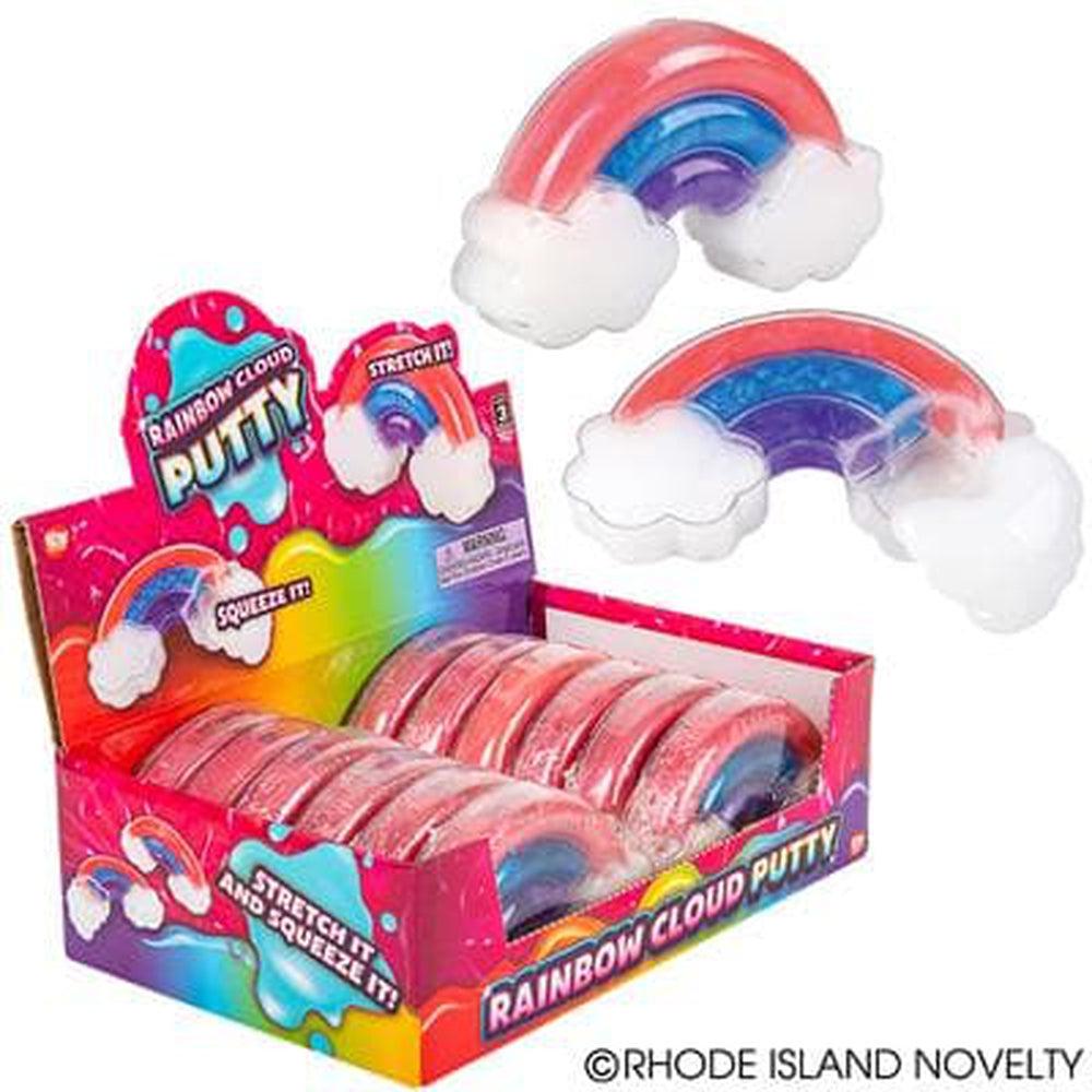 The Toy Network-4.25" Rainbow Cloud Putty--Legacy Toys