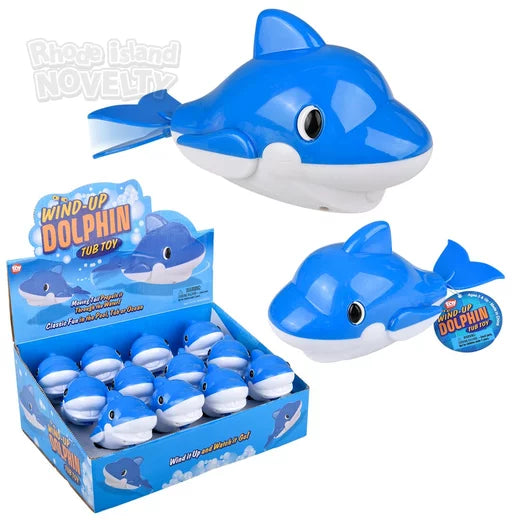 5.5 Wind Up Dolphin Bath Toy