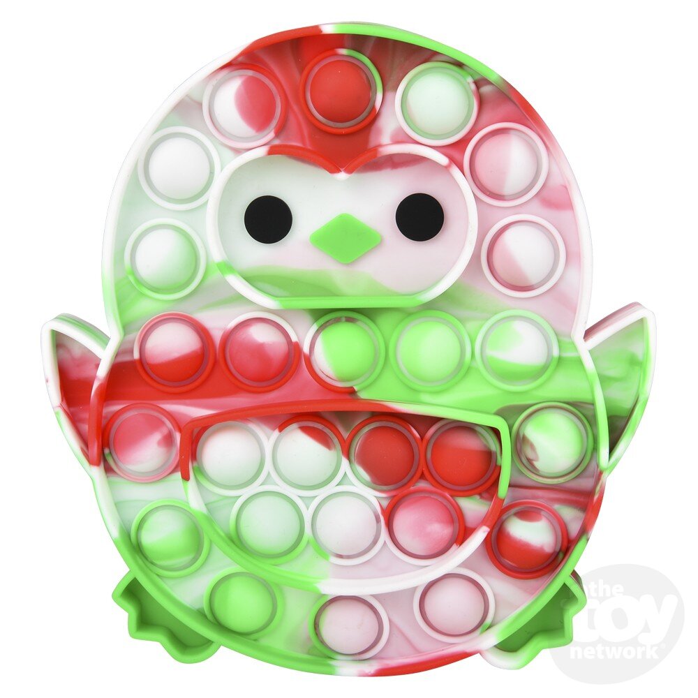 The Toy Network-6" Holiday Penguin Bubble Poppers-ZC-BPPE6-Legacy Toys