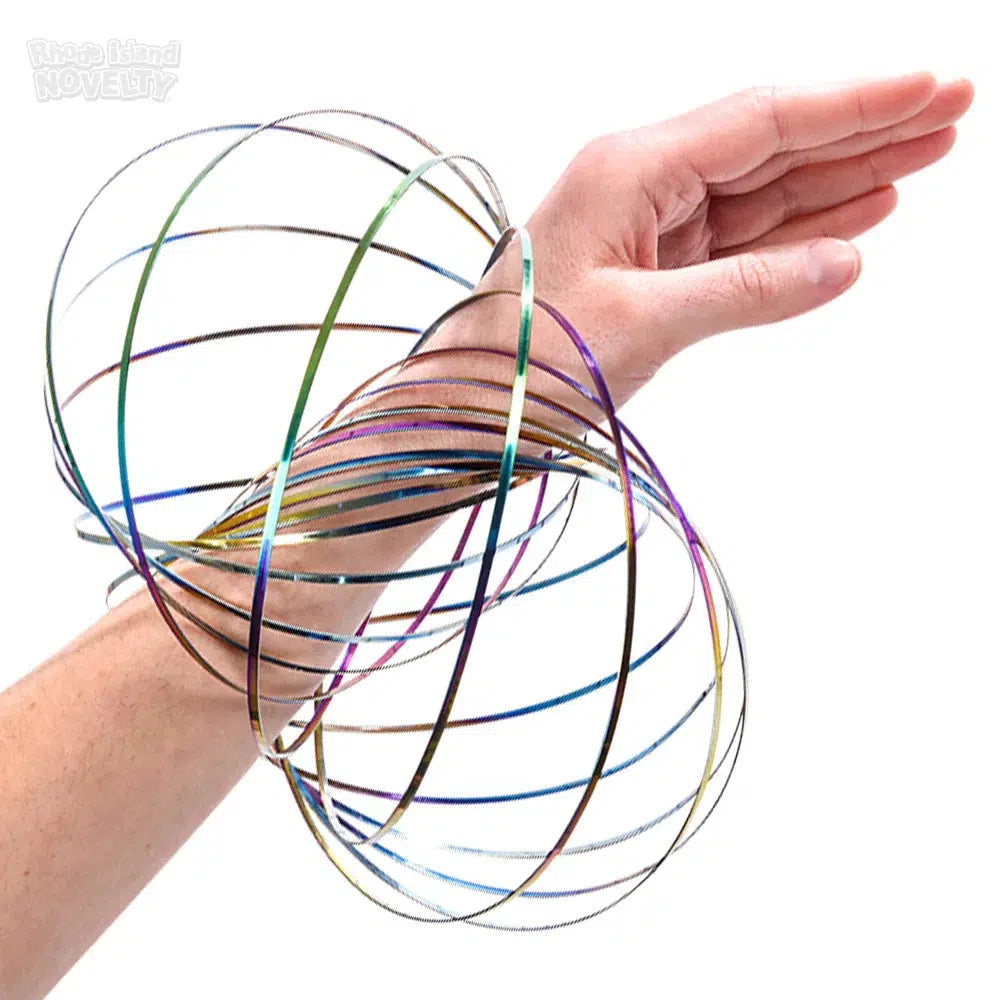 The Toy Network-6" Rainbow Spiral Ring--Legacy Toys