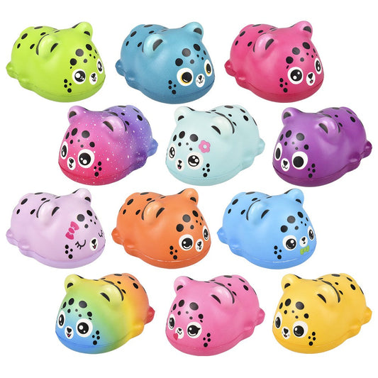 The Toy Network-6.25" Squishy Cheetah - Assorted Styles--Legacy Toys