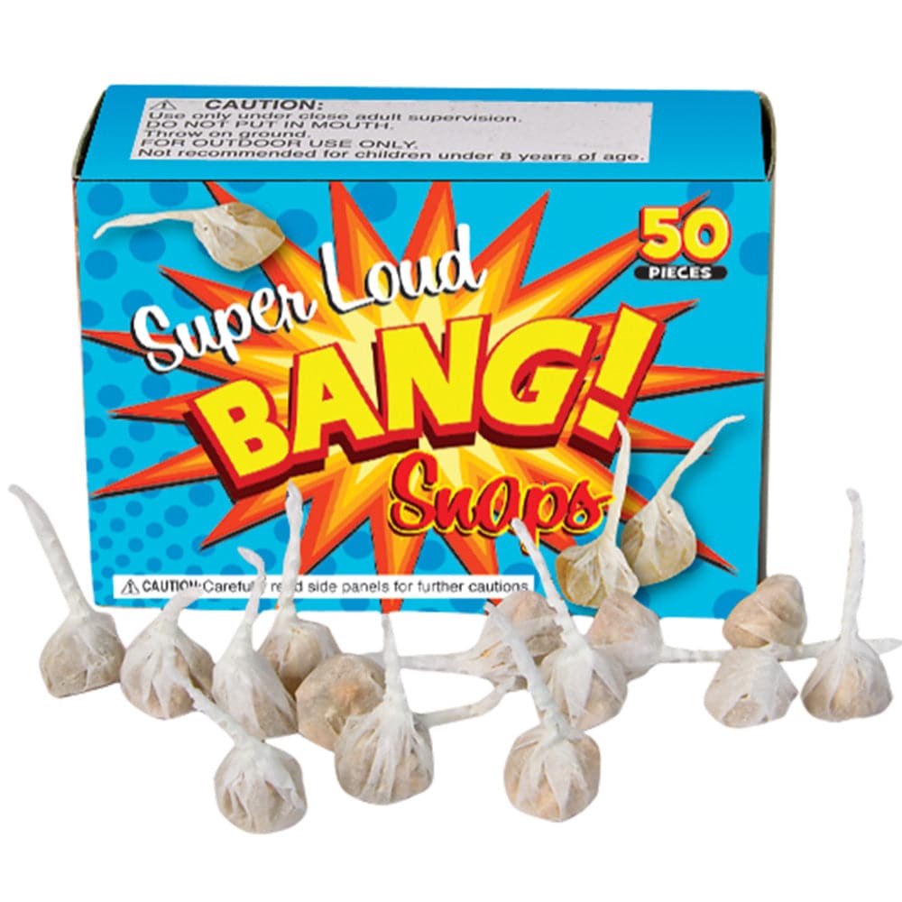 The Toy Network-Bang Snaps - 50 Super Loud Individual Pieces--Legacy Toys