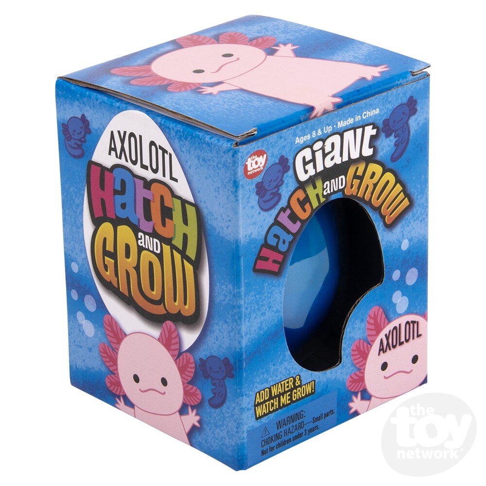 The Toy Network-Giant Grow And Hatch Axolotl-PA-GRGAX-Legacy Toys