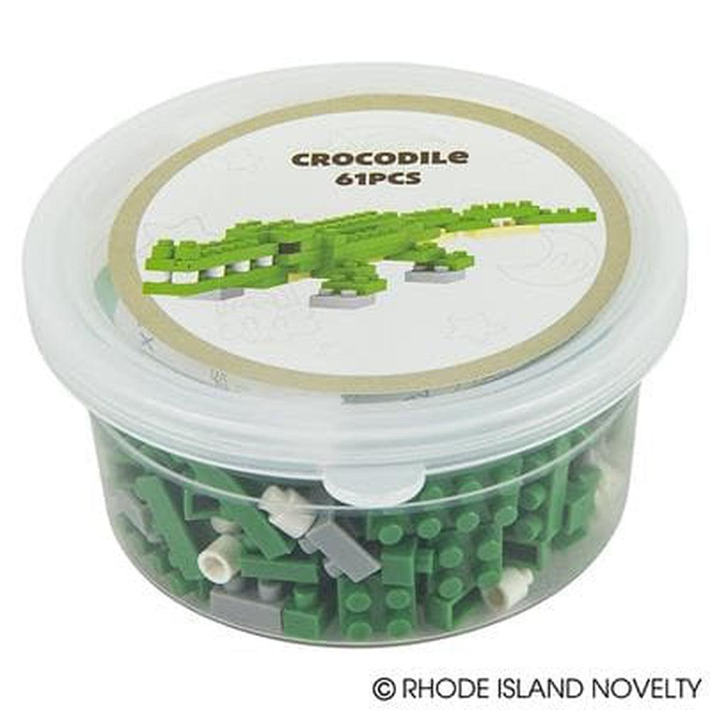 The Toy Network-Mini Blocks - Crocodile 61 Pieces-AM-MBCRO-Legacy Toys