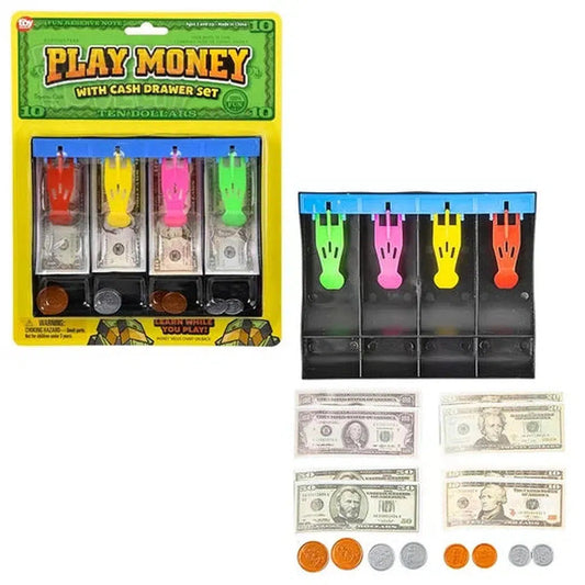 The Toy Network-Play Money Set With 7" Cash Drawer--Legacy Toys