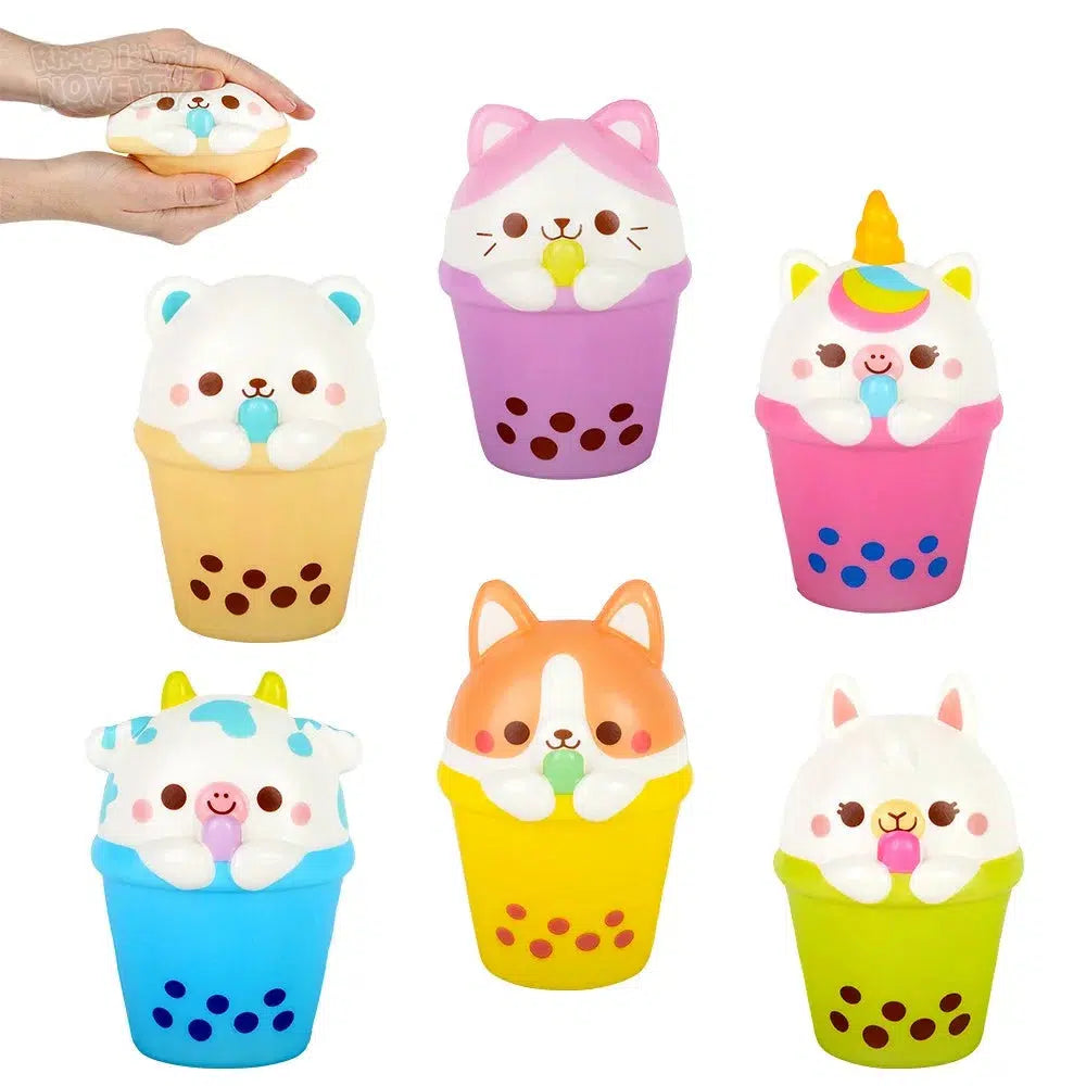 The Toy Network-Squish Bubble Tea Animal 6