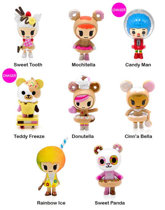Tokidoki-Donutella and Her Sweet Friends Series 4 Blind Box-TDTDNTS4-MTI-NS-Box of 6-Legacy Toys