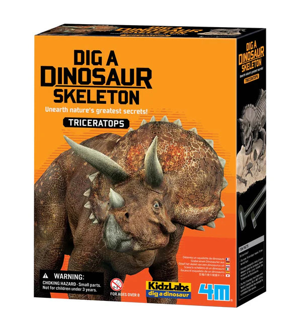 Toy Smith-4M-Kidz Labs Dig A Dino-3545-2-Triceratops-Legacy Toys