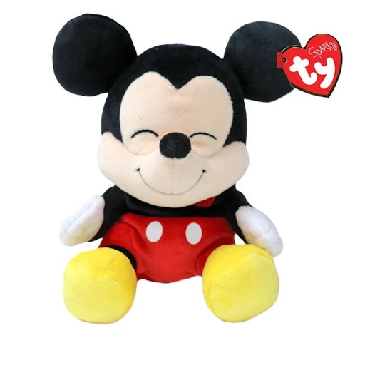 TY-Beanie Babies - Mickey Mouse - Soft Medium 13"-45009-Legacy Toys