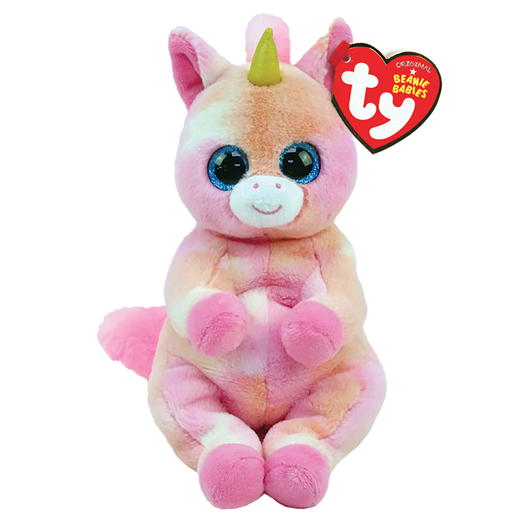TY-Beanie Baby Bellies - Skylar the Unicorn-40547-Legacy Toys