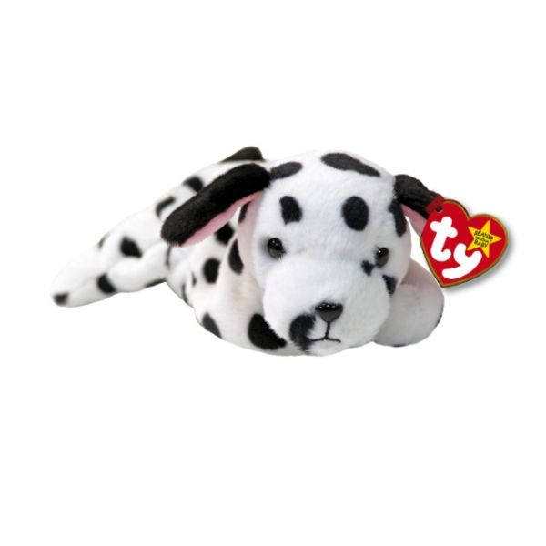 TY-Beanie Baby - Dotty II - Dalmatian-41319-Legacy Toys