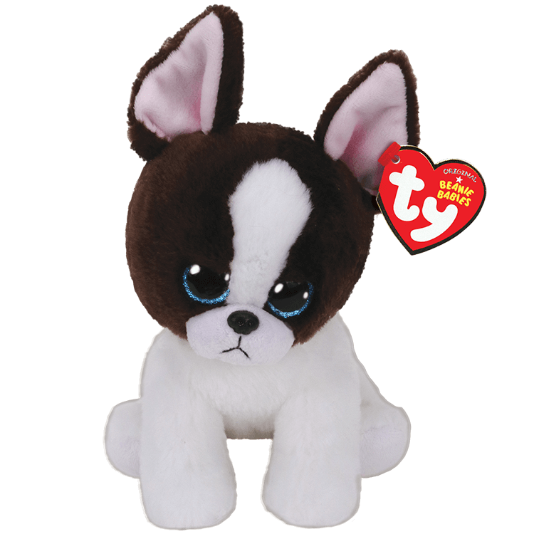 TY-Beanie Baby - Portia Brown and White Terrier - 8" Small-36274-Legacy Toys