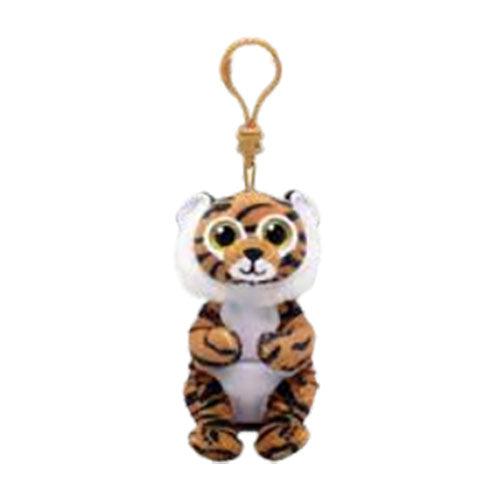 TY-Beanie Bellie - Clawdia the Tiger - 5" Clip-43109-Legacy Toys