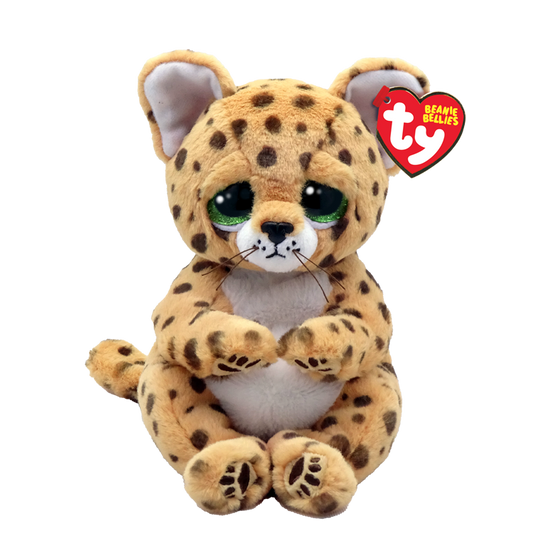 TY-Beanie Bellie - Lloyd the Leopard - 13" Medium-43201-Legacy Toys