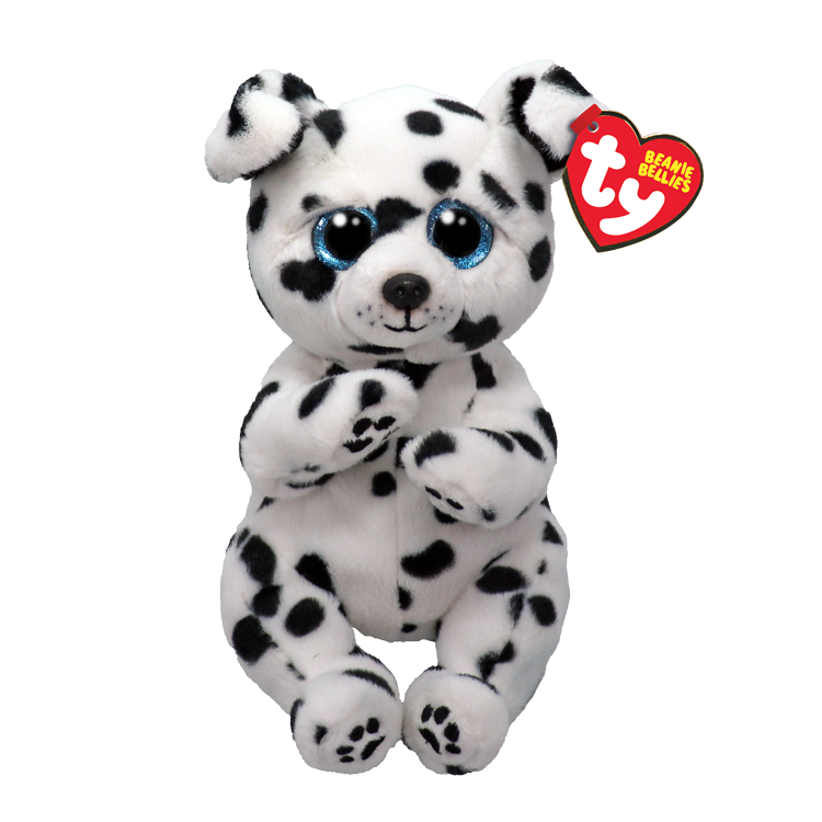 TY-Beanie Bellie - Rowdy Spotted Dalmatian - 8" Small-41502-Legacy Toys
