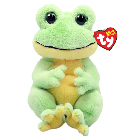 TY-Beanie Bellie - Snapper the Frog - 8" Small-41052-Legacy Toys
