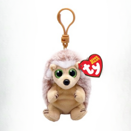 TY-Beanie Boo's - Bumper the Pink Hedgehog - 5" Clip-43114-Legacy Toys