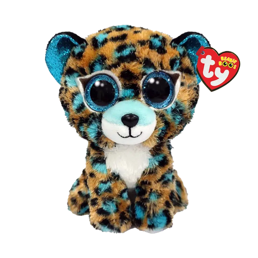 TY-Beanie Boo's - Cobalt the Leopard - 8" Small-36691-Legacy Toys