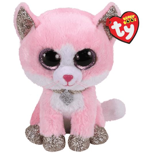 TY-Beanie Boo's - Fiona the Cat-36366-6" Small-Legacy Toys