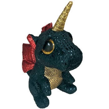 TY-Beanie Boo's - Grindal the Dragon-36457-13" Medium-Legacy Toys