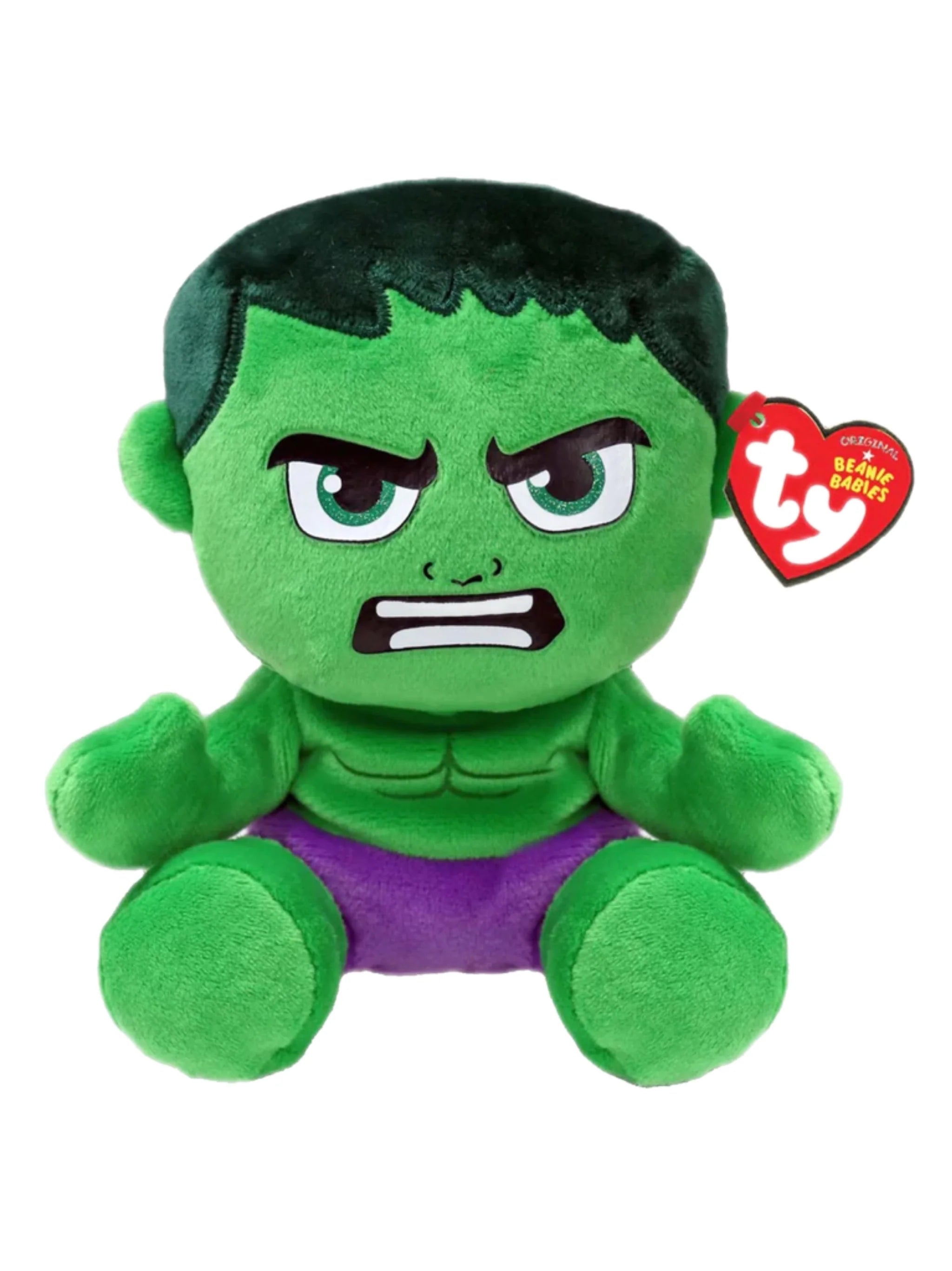 TY-Beanie Boo's - Incredible Hulk - Soft Medium-45004-Legacy Toys