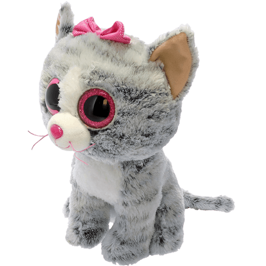 TY-Beanie Boo's - Kiki the Cat-37190-6" Small-Legacy Toys