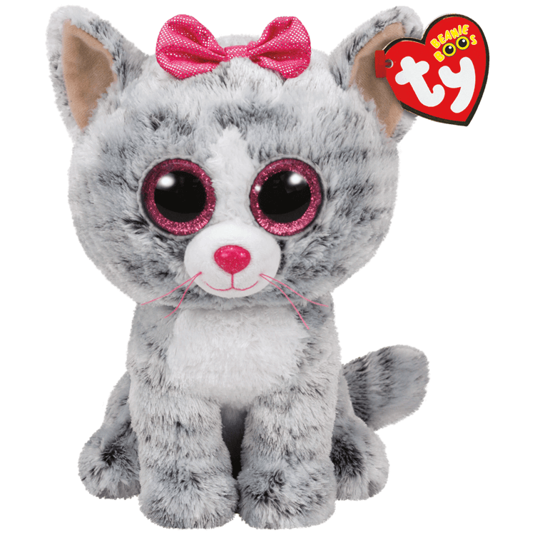 TY-Beanie Boo's - Kiki the Cat-TY37075-13" Medium-Legacy Toys
