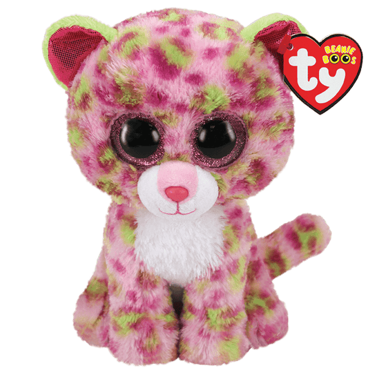 TY-Beanie Boo's - Lainey the Leopard-36312-6" Small-Legacy Toys