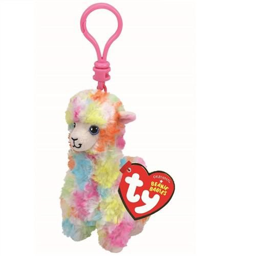 TY-Beanie Boo's - Lola Multicolor Llama - 5" Clip-36601-Legacy Toys
