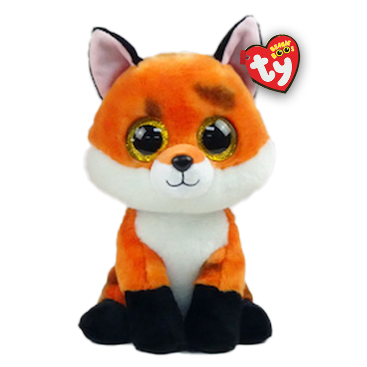 TY-Beanie Boo's - Meadow the Orange Fox--Legacy Toys