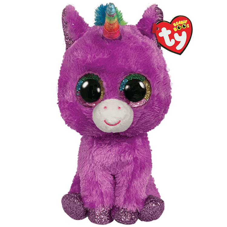 TY-Beanie Boo's - Rosette the Unicorn-36328-Small 6"-Legacy Toys