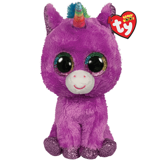 TY-Beanie Boo's - Rosette the Unicorn-36328-Small 6"-Legacy Toys
