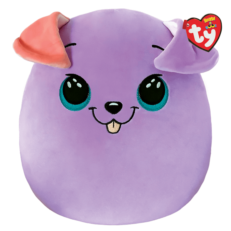 TY-Squish A Boo - Bitsy the Dog--Legacy Toys