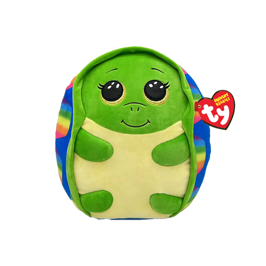 TY-Squish A Boo - Shrugs the Turtle - 14" Large-39361-Legacy Toys