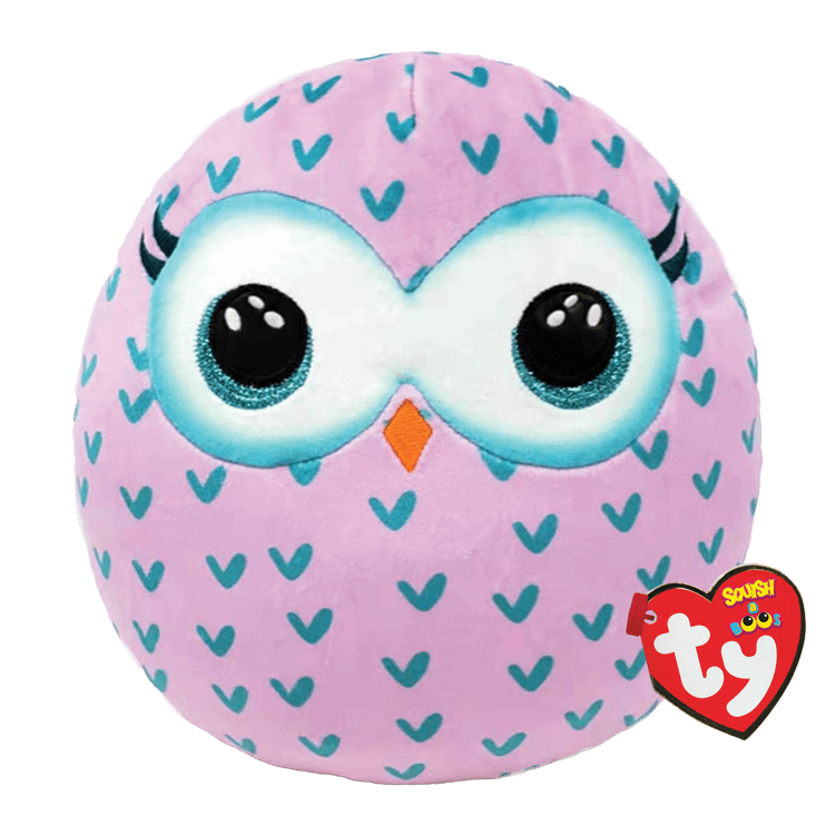 TY-Squish A Boo - Winks the Owl-39217-10