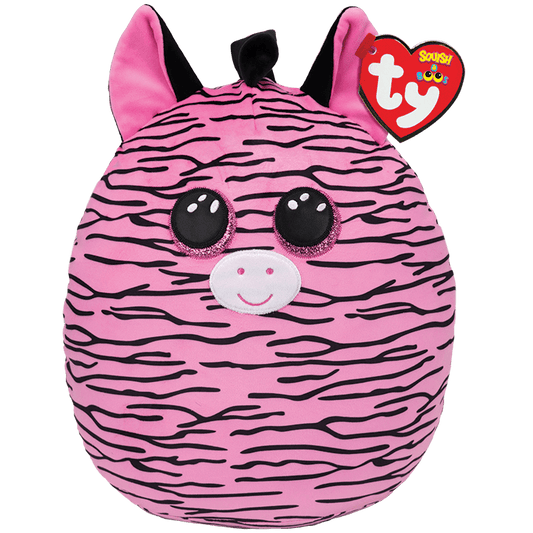 TY-Squish A Boo - Zoey the Zebra-39294-10" Small-Legacy Toys