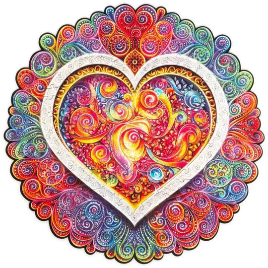 Unidragon-Mandala - Conscious Love Wooden Jigsaw Puzzle-UNI-MAN-CL-M-Medium-Legacy Toys