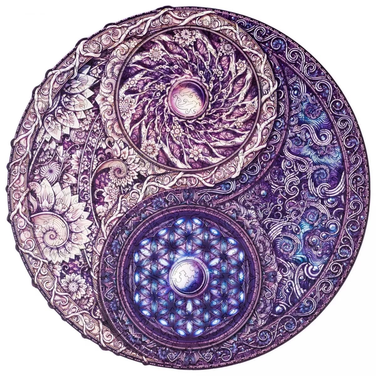 Unidragon-Mandala - Overaching Opposites Wooden Jigsaw Puzzle-UNI-MAN-OO-M-Medium-Legacy Toys