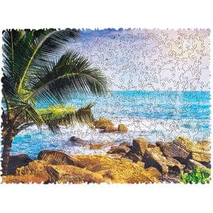 Unidragon-Tropical Beach Wooden Jigsaw Puzzle-UNI-TROP-M-Medium-Legacy Toys